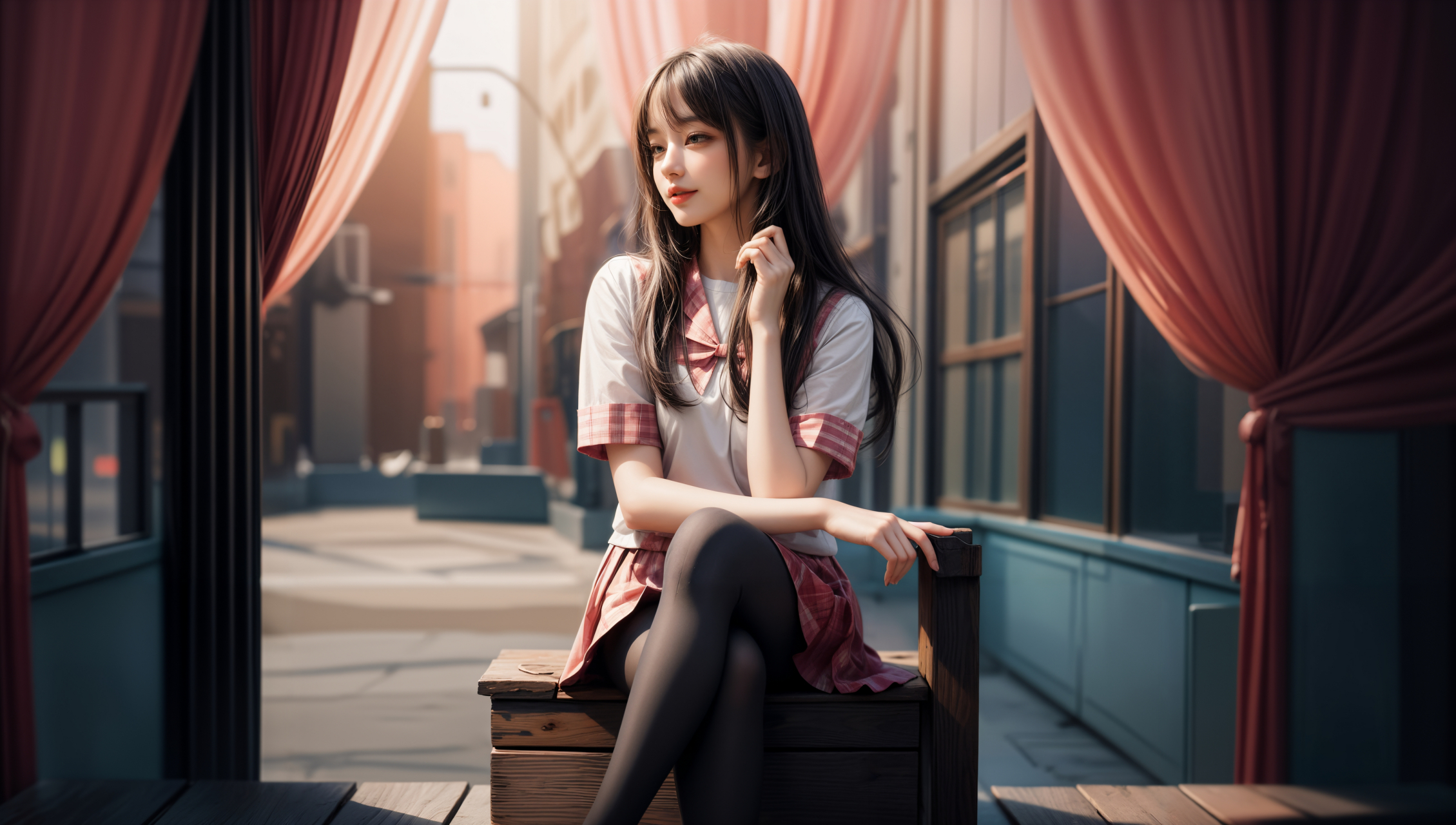 乌鲁木齐：炎炎夏日 街头音乐喷泉吸引民众消暑纳凉